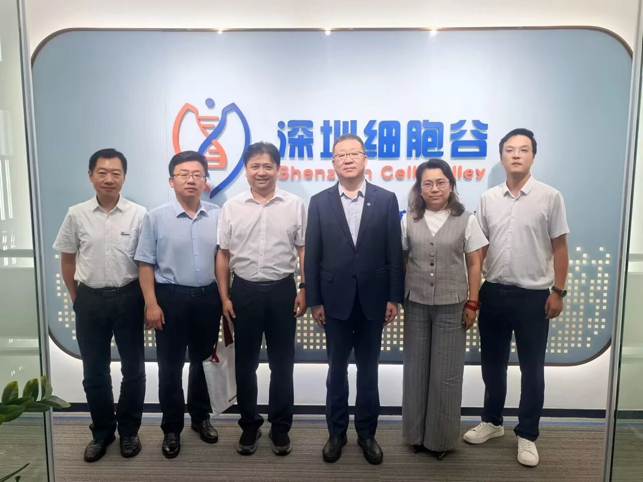 中国医药董事长杨光一行到访深圳K8官网考察研讨